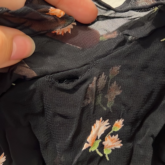 🍋3 for $40🍋 Zara boho chic off shoulder crop top - Picture 4 of 4